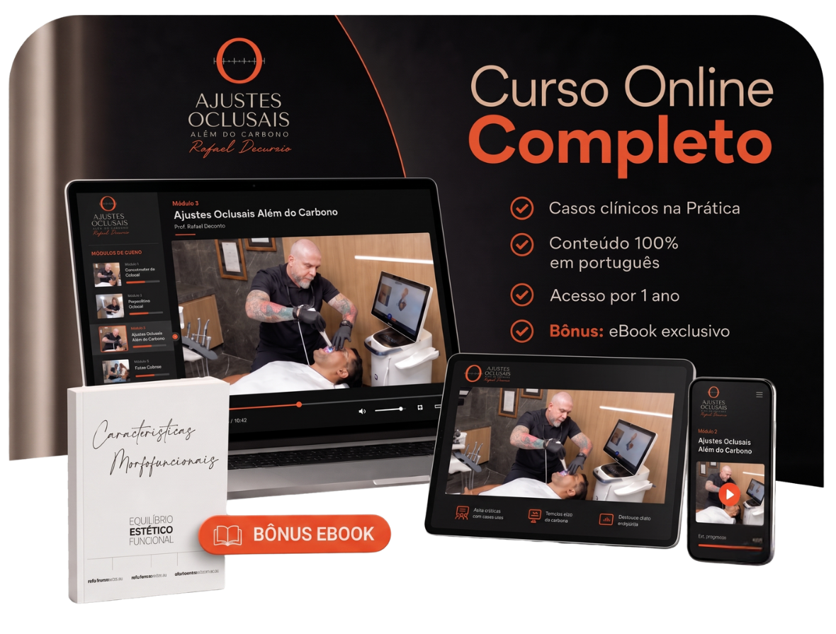 Aulas do curso Ajustes Oclusais Além do Carbono